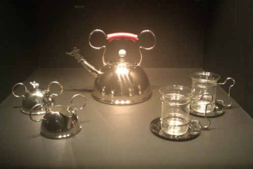 Fun and possibly functional Postmodern Teapot (click on image to see it larger)