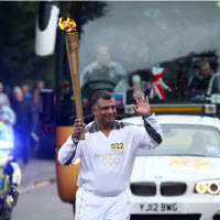Day 51 of a 70-day relay involving 8,000 torchbearers covering 8,000 miles.