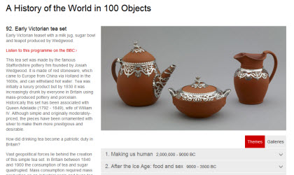 A History of the World in 100 Objects (screen capture from site)