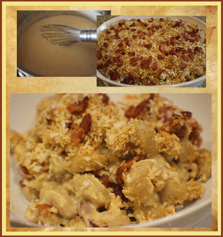 Recipe for Tea Mac-n-Cheese (photo by Janet Sanchez, all rights reserved)