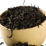 Tea leaves ready for packing and shipping. (stock image)