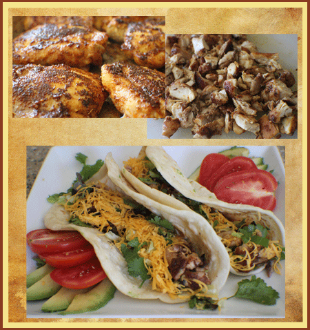 Tea Chicken Tacos (photo by Janet Sanchez, all rights reserved)